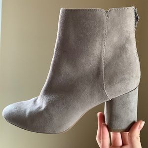 suede booties